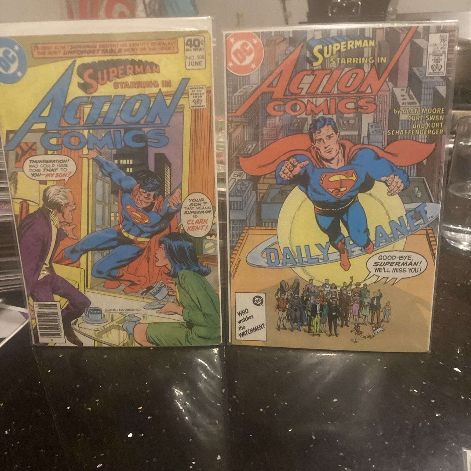 Superman Comic Lot Of 5 80s And One 1991