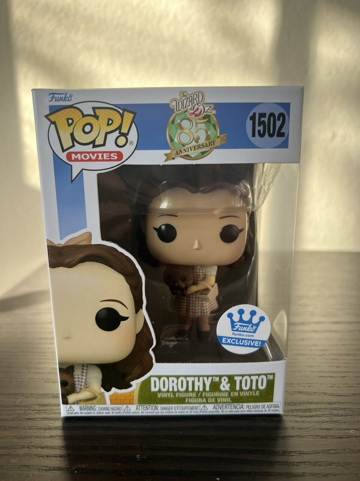 IN HAND EXCLUSIVE SEPIA Dorothy & Toto Funko Pop #1502 Wizard of Oz Movies Films