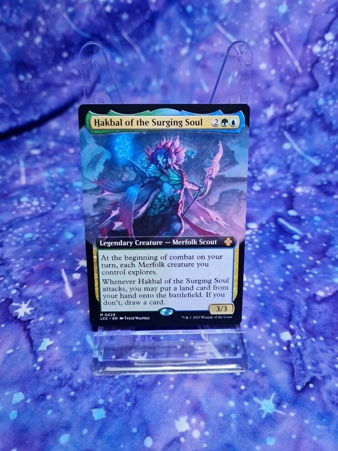 Hakbal of the Surging Soul ~ Extended Art ~ Lost Caverns of Ixalan ~ Mtg