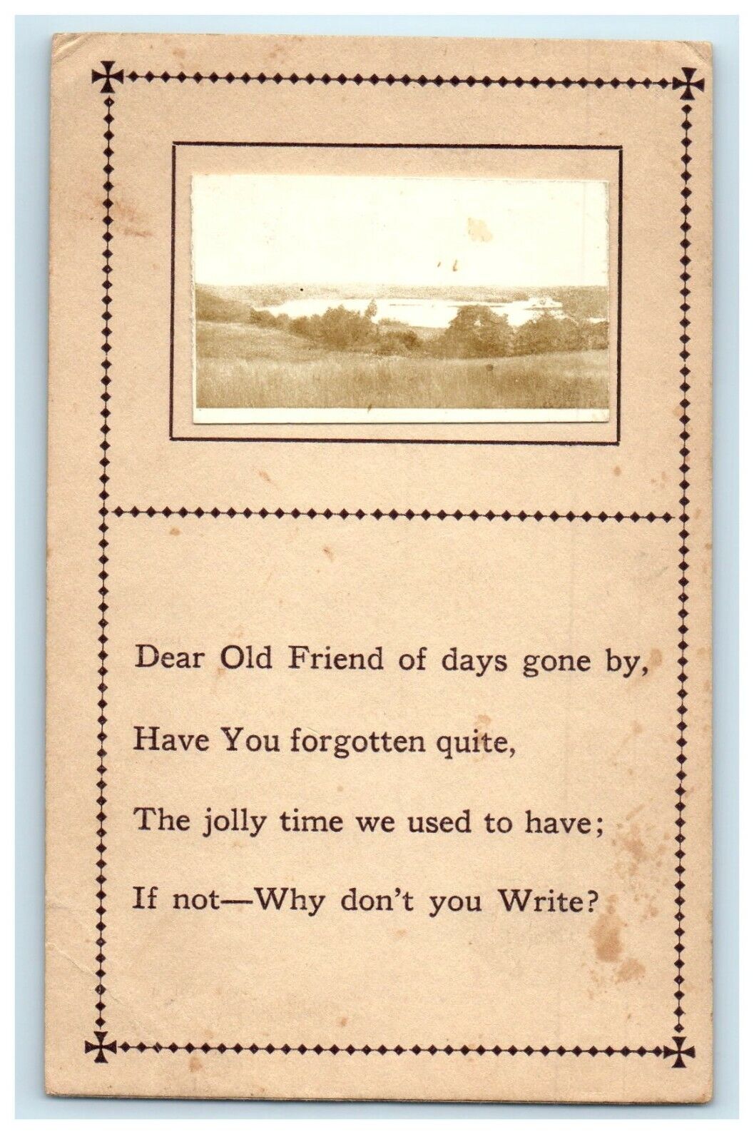 c1910\'s View Of Camp Foxboro Massachusetts MA RPPC Photo Posted Antique Postcard