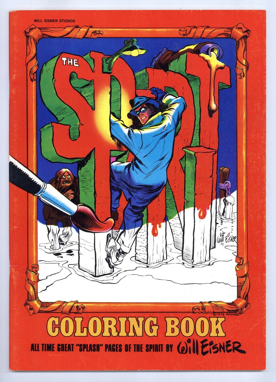Spirit Coloring Book #1 FN+ 6.5 1974