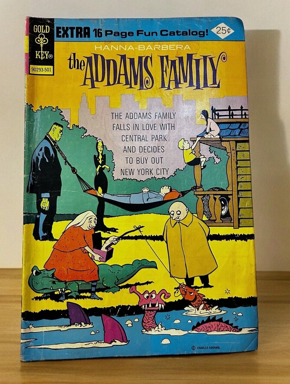 Gold Key The Addams Family #2 1975 Hanna-Barbera Comic Book RARE
