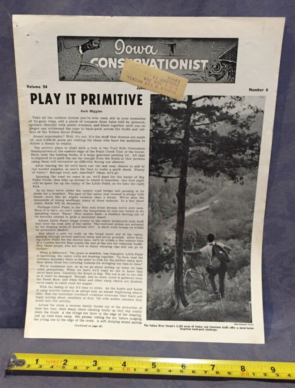 Iowa Conservationist June 1965 Play It Primitive