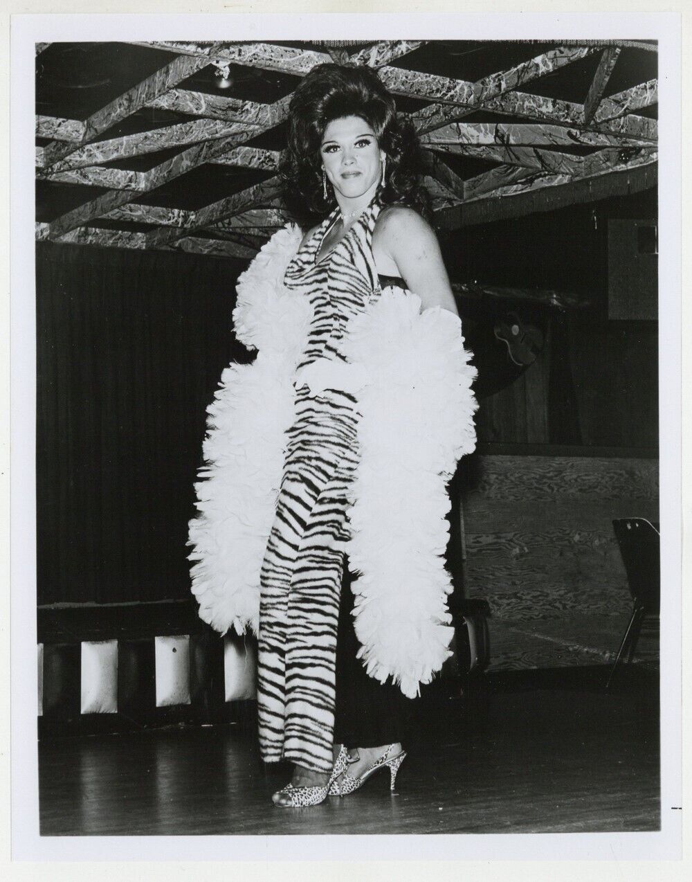 Danielle Carter 1970 Drag Queen, Gay Burlesque Female Cross Dresser LGBTQ 