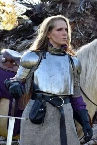 Medieval Lady Armor Suit Knight Warrior Female Cuirass SCA Steel Armor