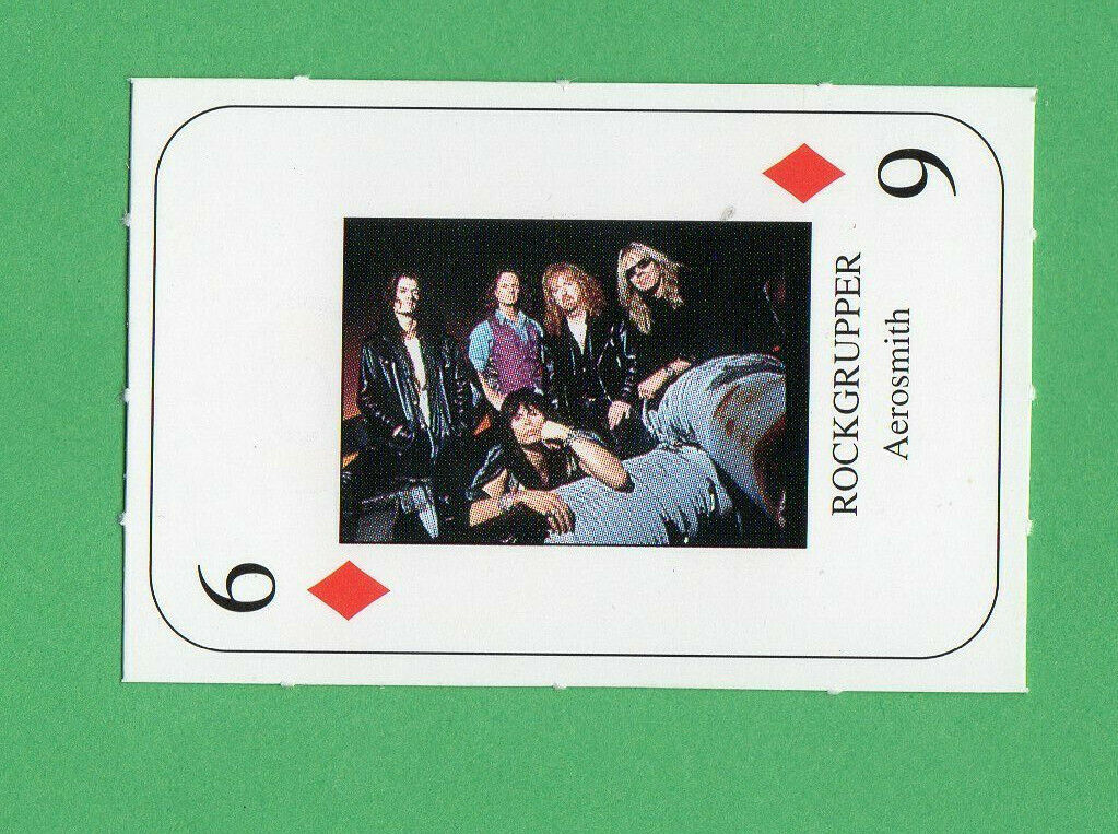 Swedish 1994 Aerosmith/Steve Tyler  Okej Music Card Rare