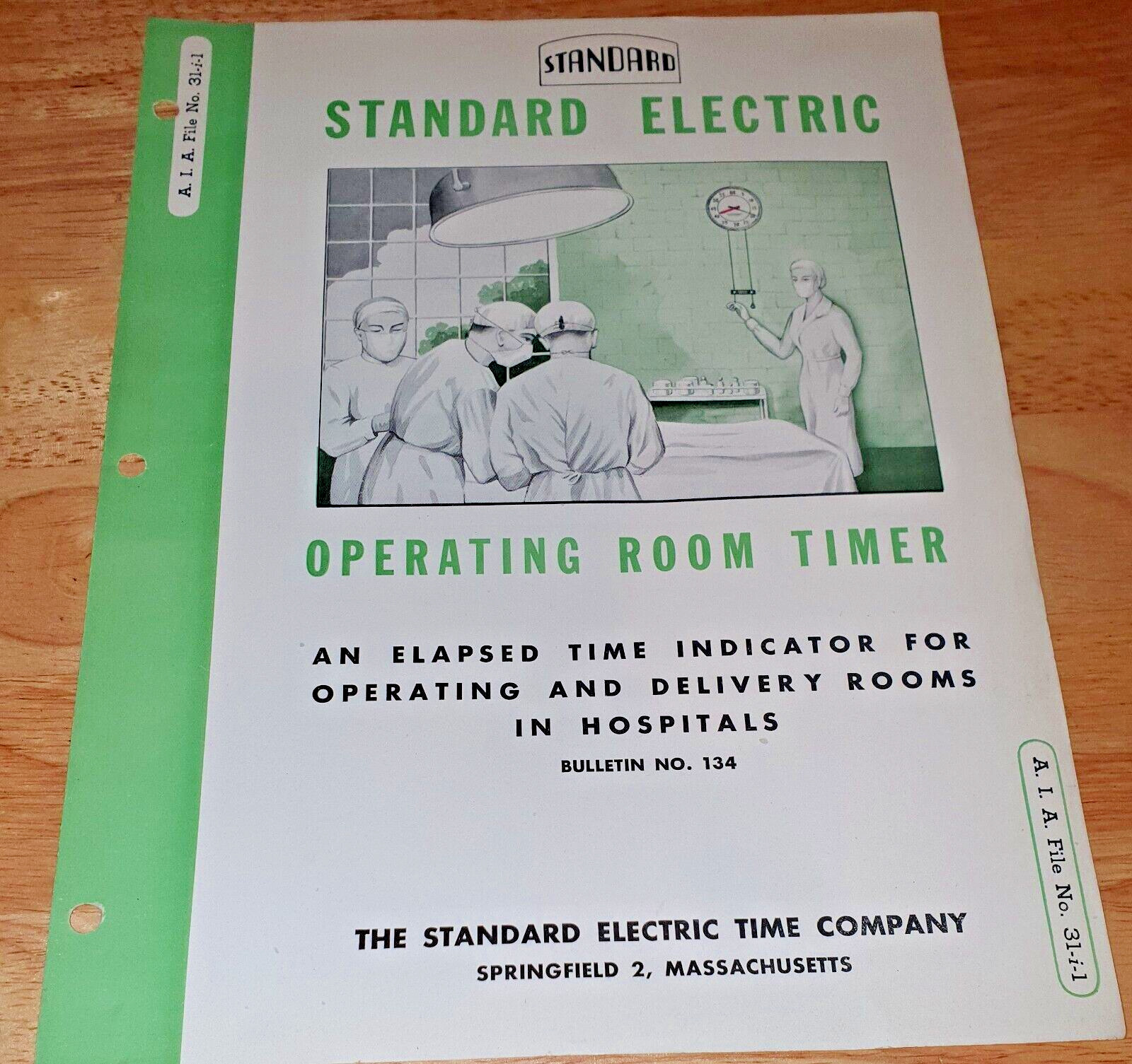 STANDARD ELECTRIC TIME CO SPRINGFIELD, MA   1940\'s