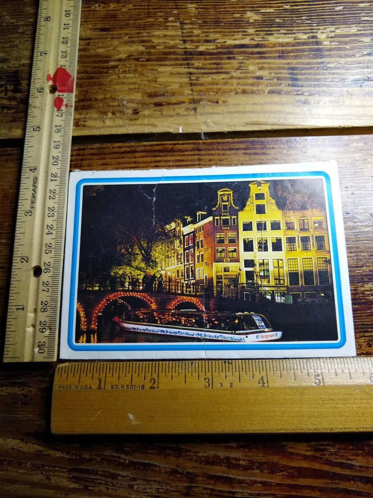 Postcard - Fly to Amsterdam by KLM - Amsterdam, Netherlands