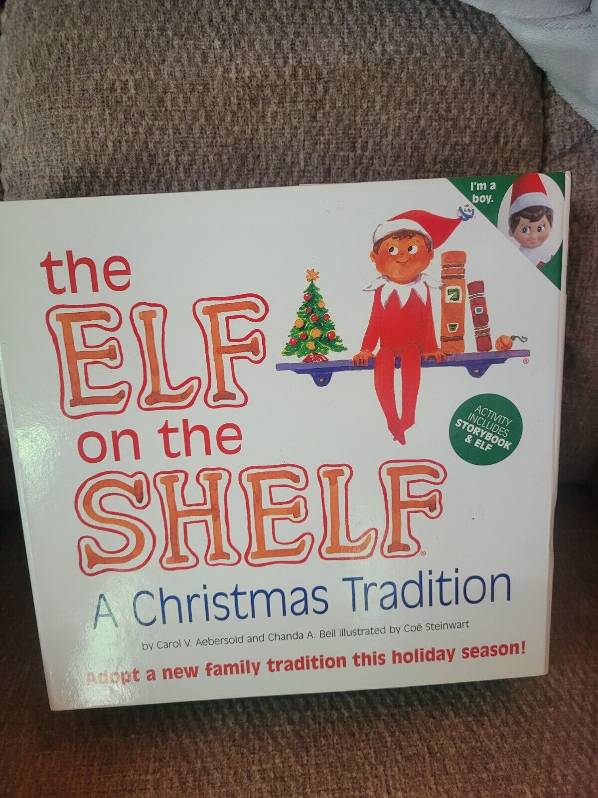 Elf on the Shelf : A Christmas Tradition Book And Elf Doll Figure Figurine Toy
