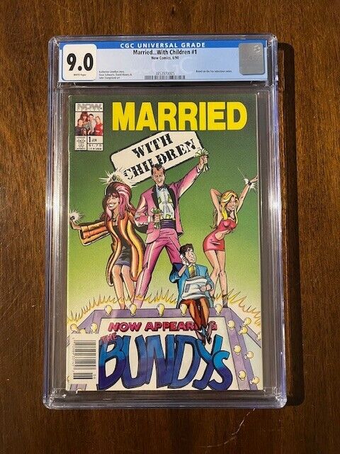 Married with Children comic #1 graded 9.0 rare newsstand variant