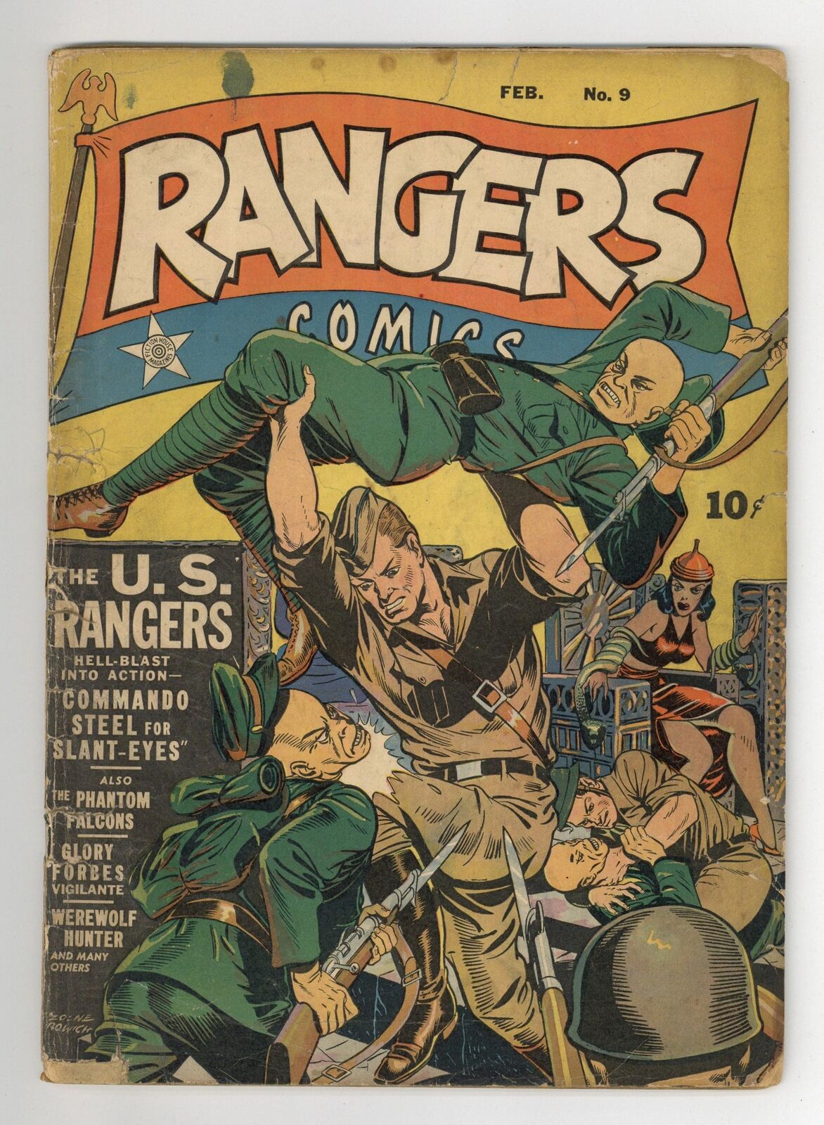 Rangers Comics #9 PR 0.5 1943