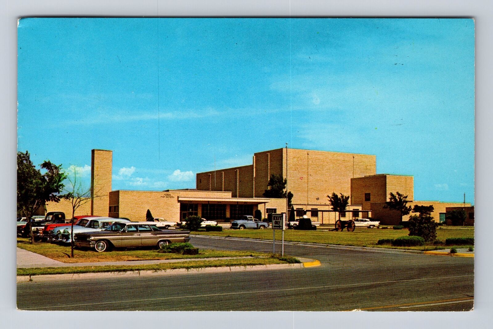 Hobbs NM-New Mexico, Hobbs High School, Antique Vintage Souvenir Postcard
