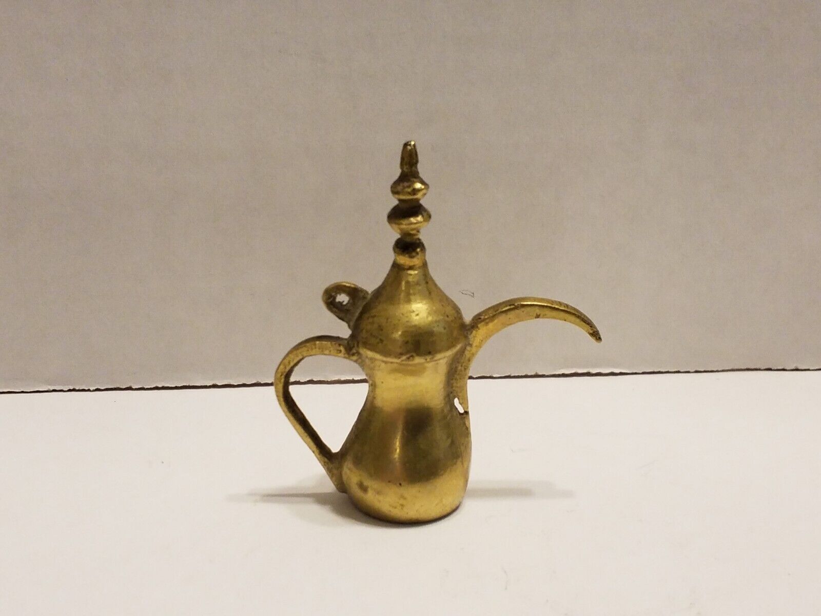 Vintage Miniature Aftaba Water Pitcher Ewer. Hole Use As Pendant Or Hang Display