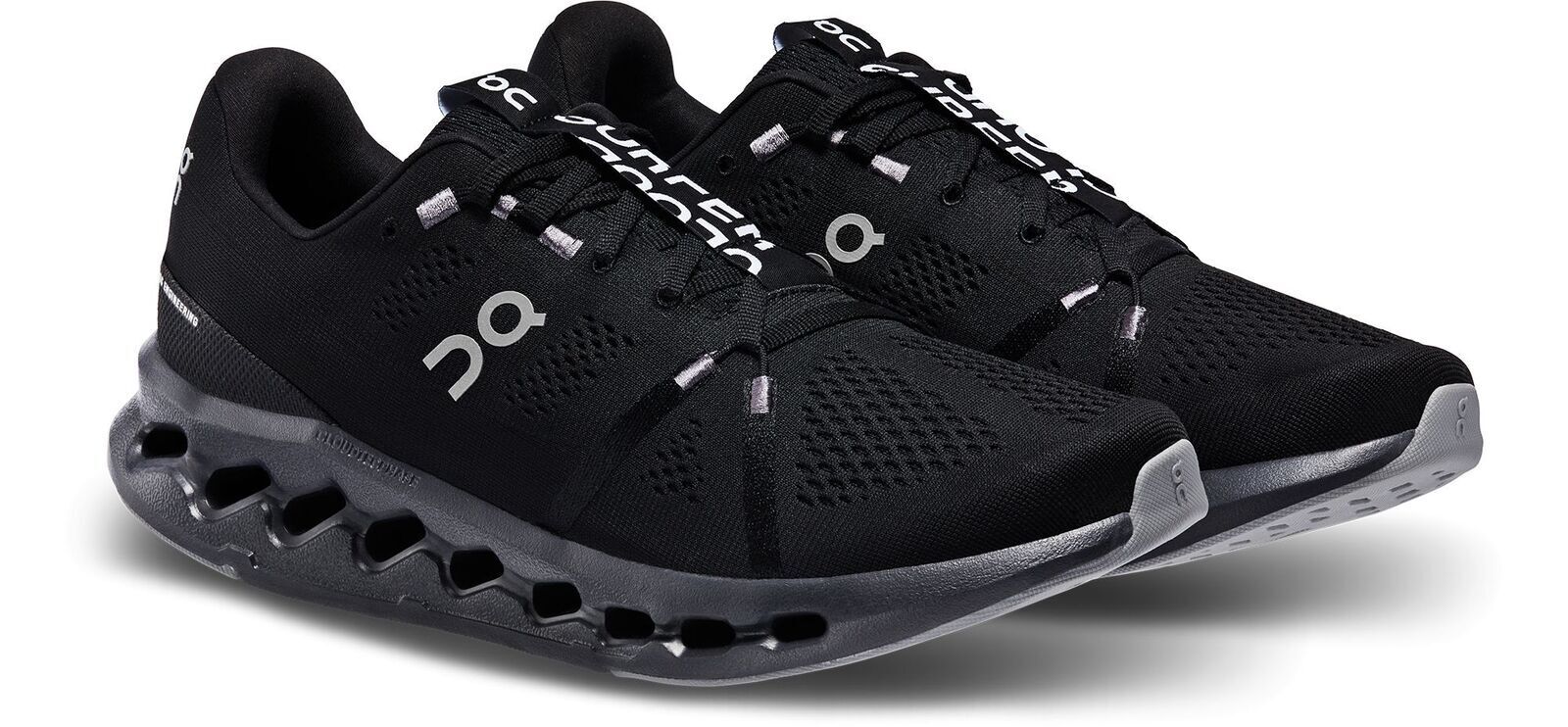 NEW Men's On Brand Black Cloudsurfer Shoes Cloud CloudTec OC Cushion Sneakers m/