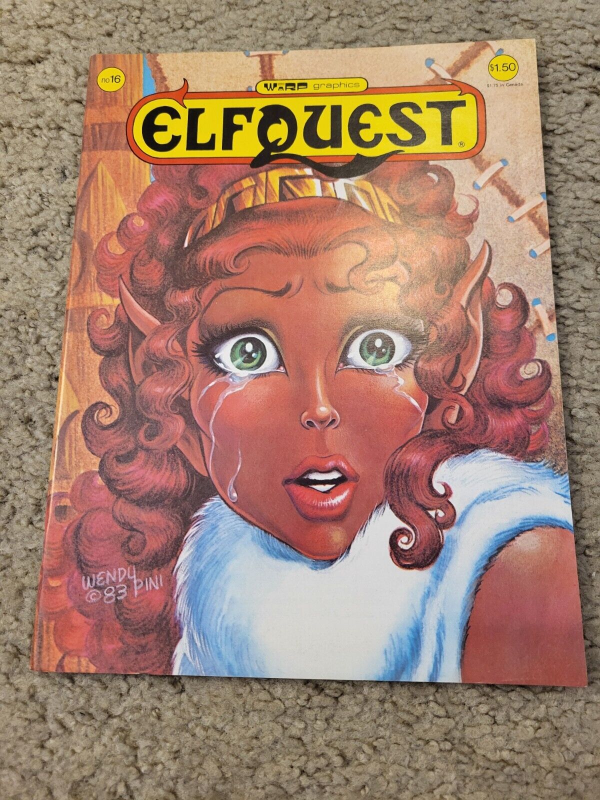 Elfquest 16 WARP GRAPHICS - 1st print - Comics Magazine lot 1983 HIGH GRADE