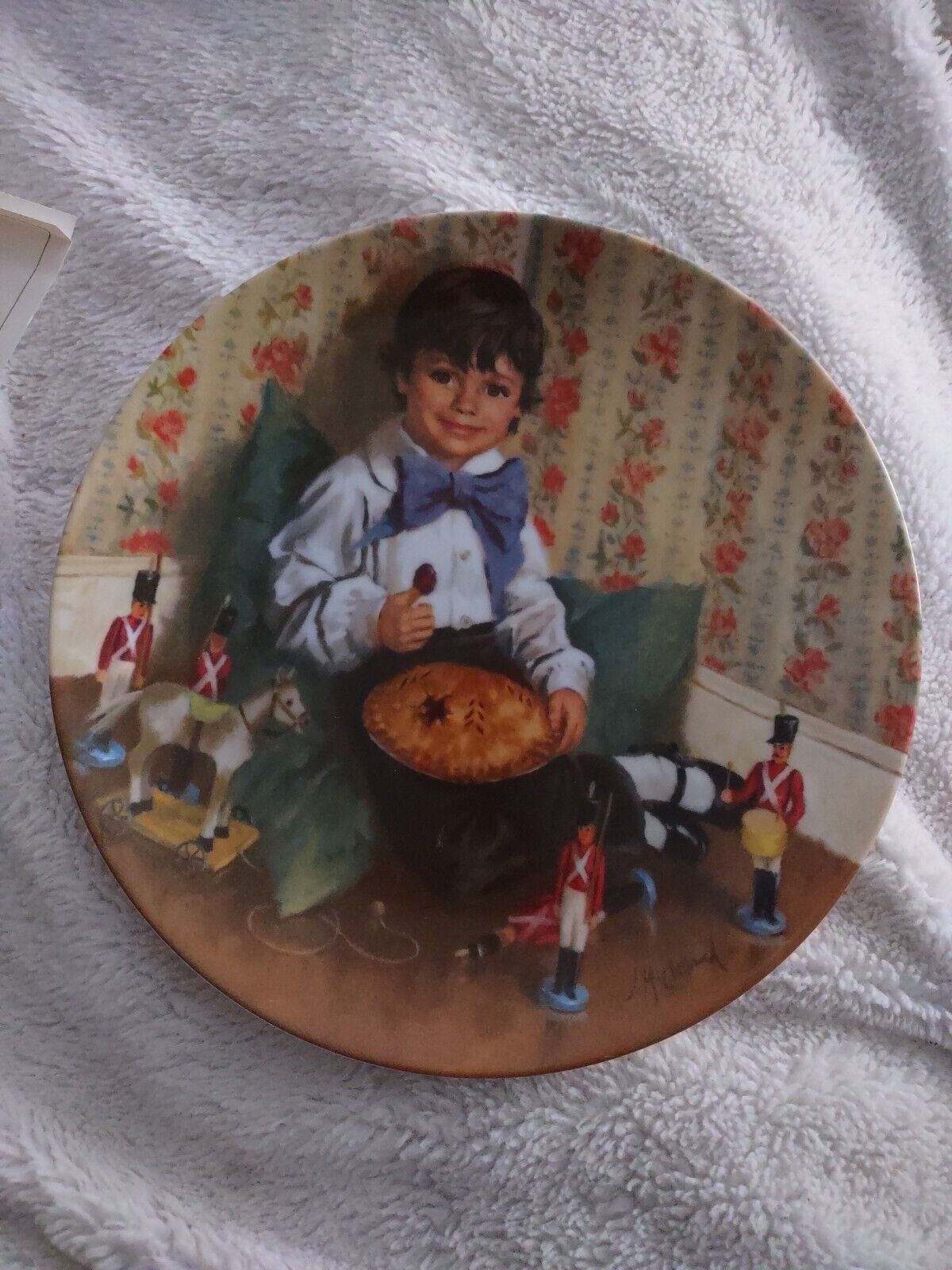 Reco Collector\'s Plate 1982 Little Jack Horner Unisex 