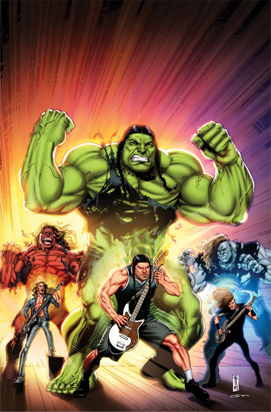 Orbit: Metallica #1 Jason Johnson Hulk #393 C2E2 Variant Cover (B) LTD