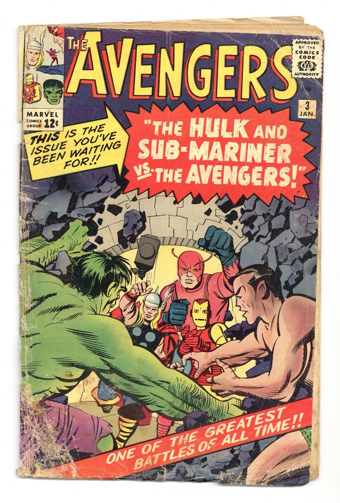 Avengers #3 FR/GD 1.5 1964