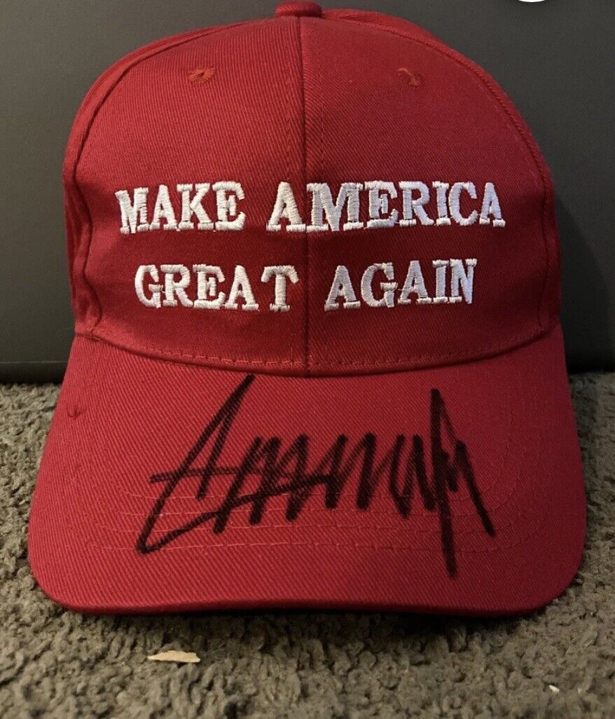 Donald Trump 45th President Signed “Make America Great Again” Baseball Cap COA