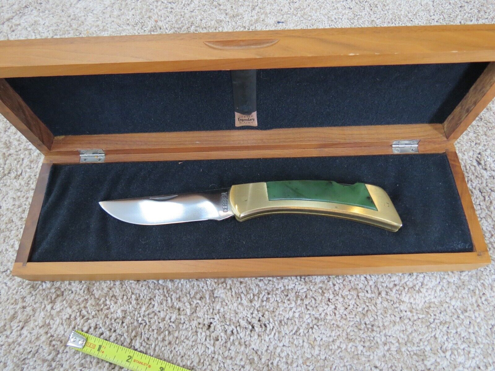 Gerber Legendary Blades  knife made in USA rare handle (lot#13064)