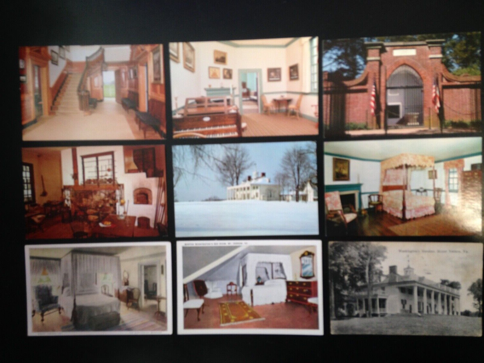30+ Postcard lot, Mount Vernon, Virginia. Set 6. Nice