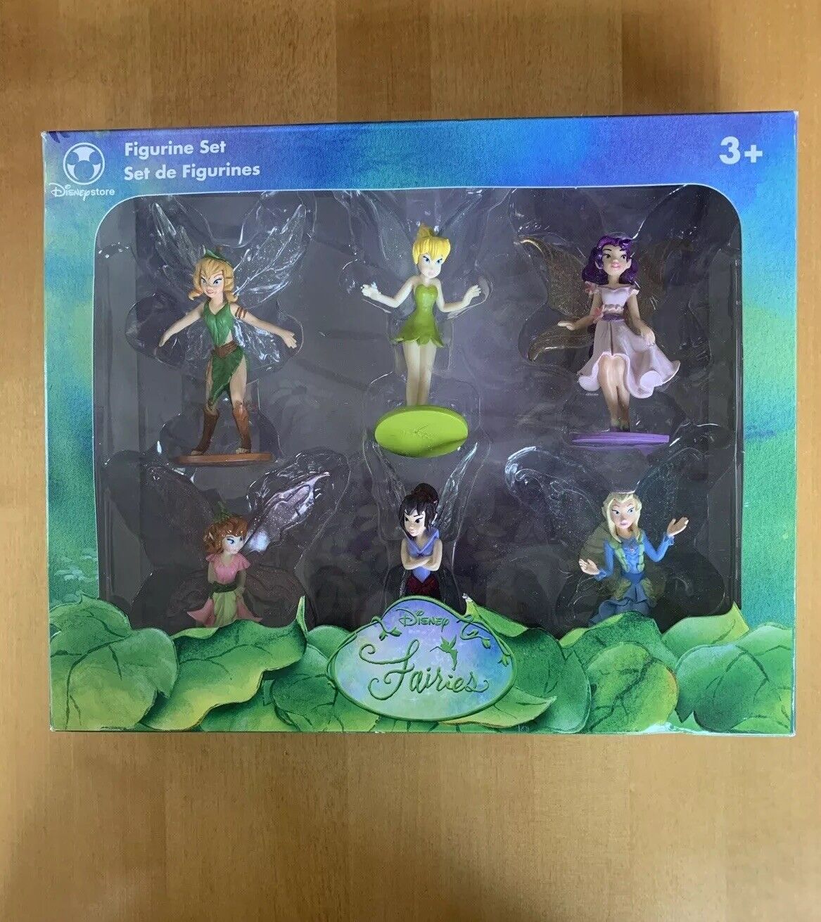 Disney Fairies Figurine Set Tinker Bell and Pixie Hollow Fairy Friends 