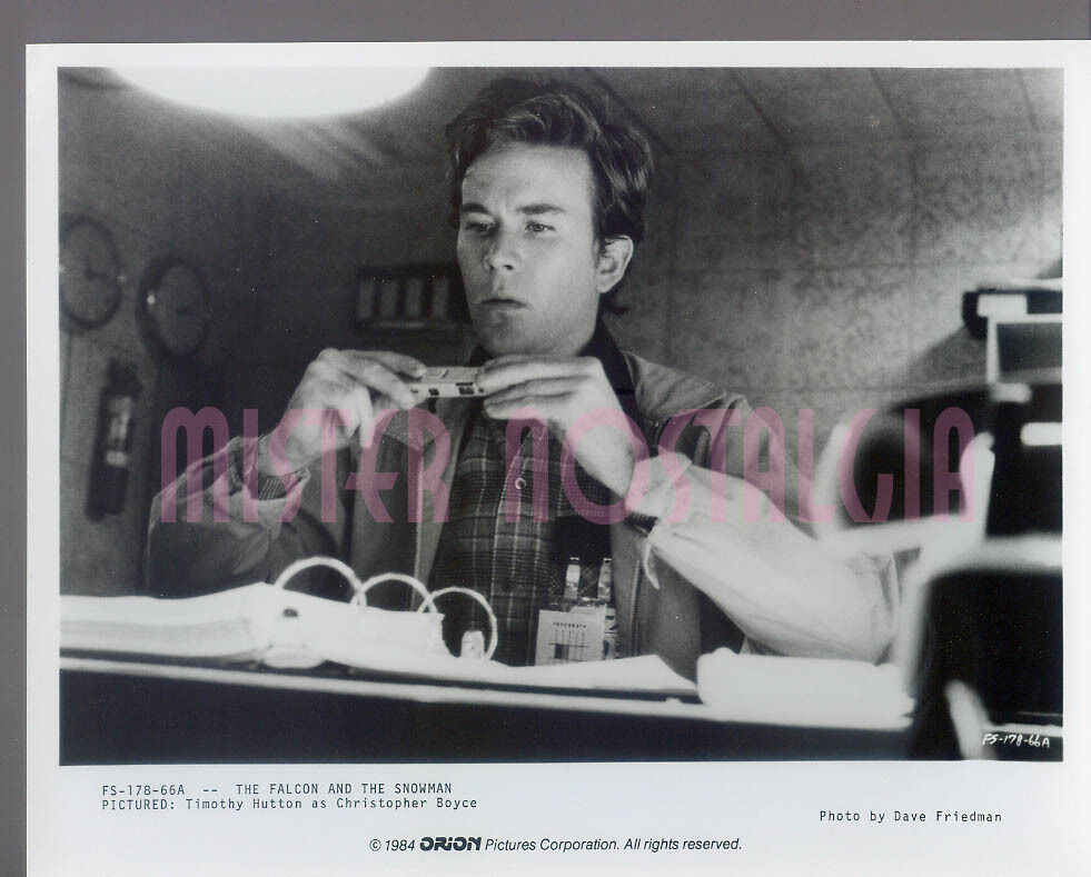VINTAGE PHOTO 1984 Timothy Hutton The Falcon And The Snowman #66