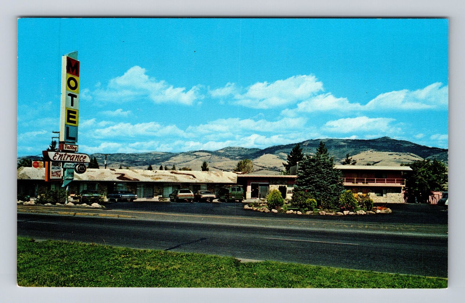 Ashland OR-Oregon, Valley Entrance Motel, Advertising, Antique Vintage Postcard