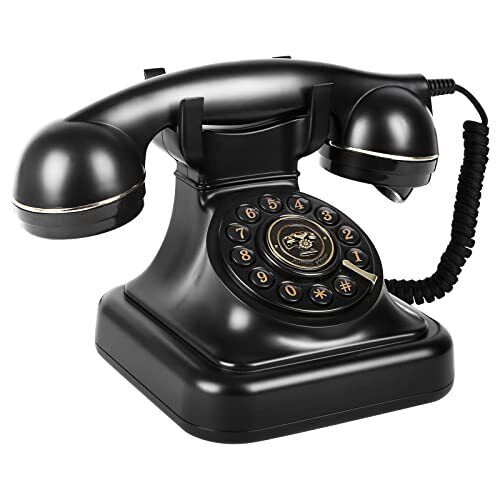Retro Landline Telephone  1960S Vintage Corded Dial Phone Classic Old