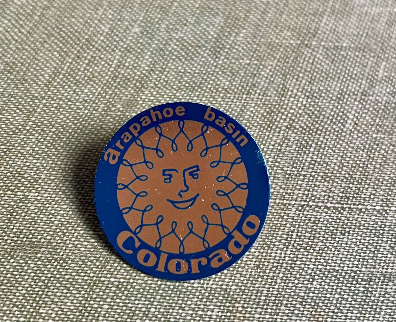 Vintage Arapahoe Basin Colorado Ski Lapel Pin Badge Colorado Summit County