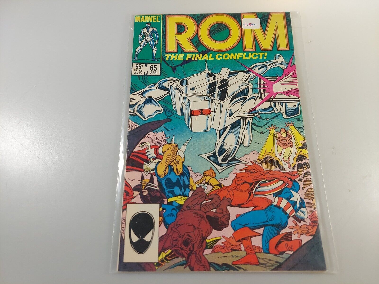 ROM #65 Spaceknight, Steve Ditko a, Direct Marvel Comics 1985 