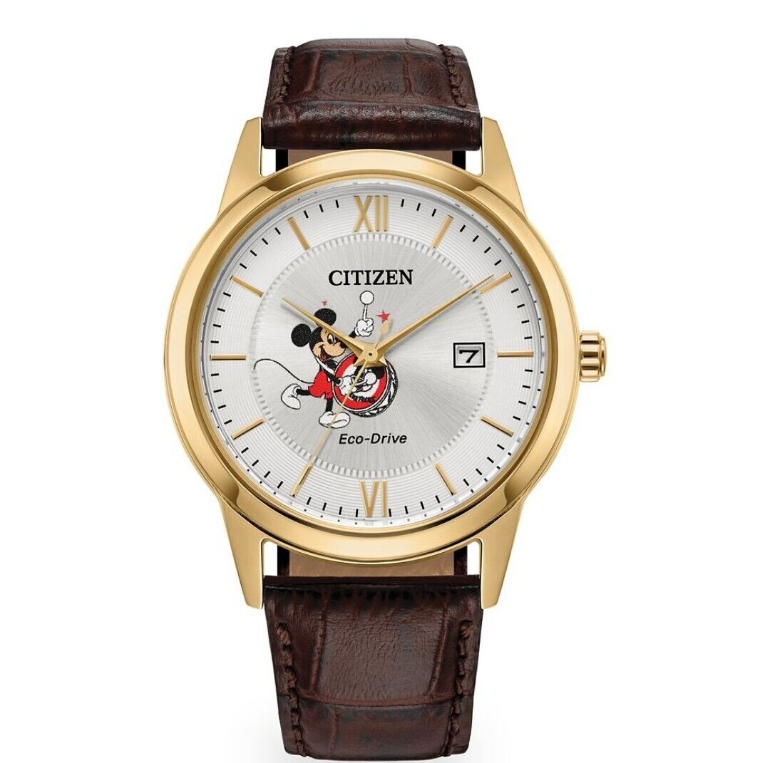Citizen X Disney100 Mickey MOUSEKETEER Watch Limited RARE New In Box LEATHER