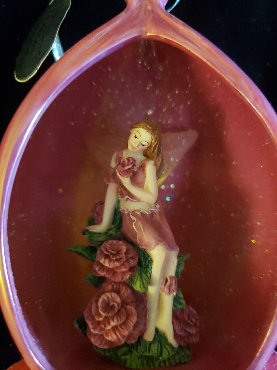 \'Rosy Treasure\' Fairy Secret Garden Heirloom Ornaments Bradford Edition 
