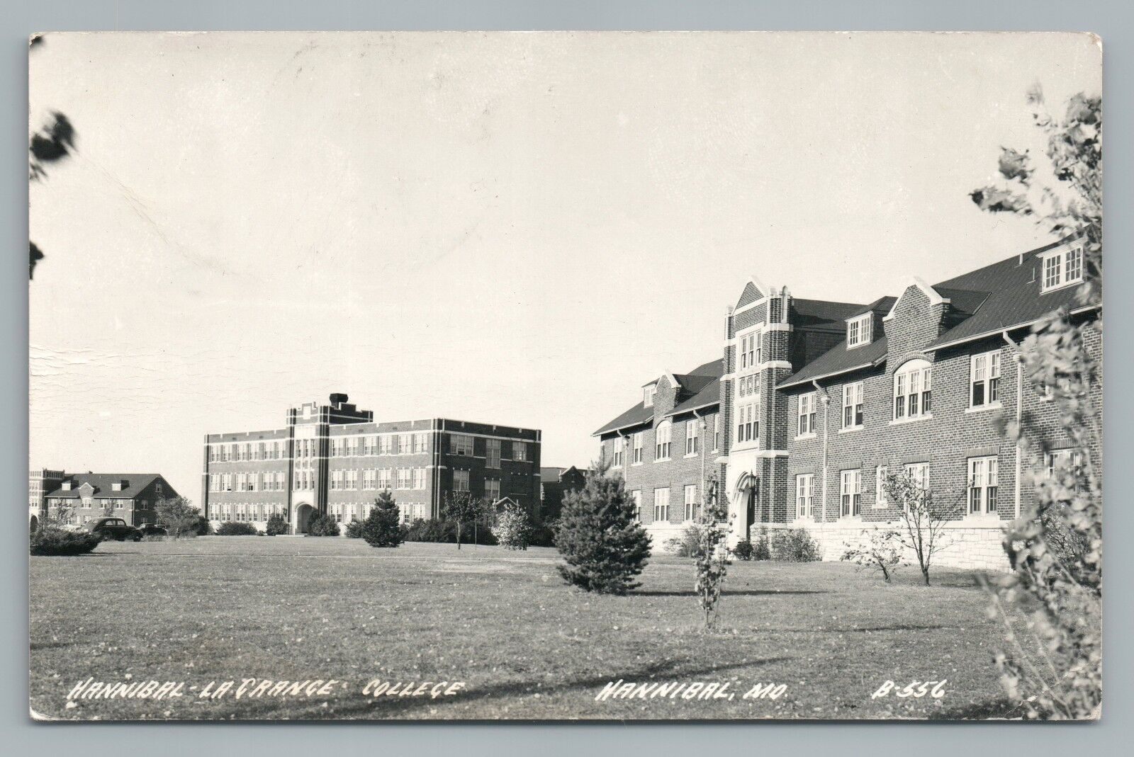 Hannibal MO LaGrange College RPPC Rare Vintage Photo LL Cook—Missouri 1951