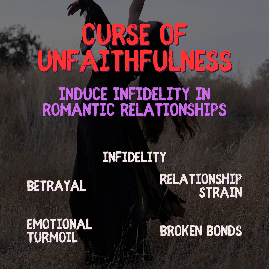 Curse of Unfaithfulness - Induce Infidelity | Powerful Black Magic Love Curse