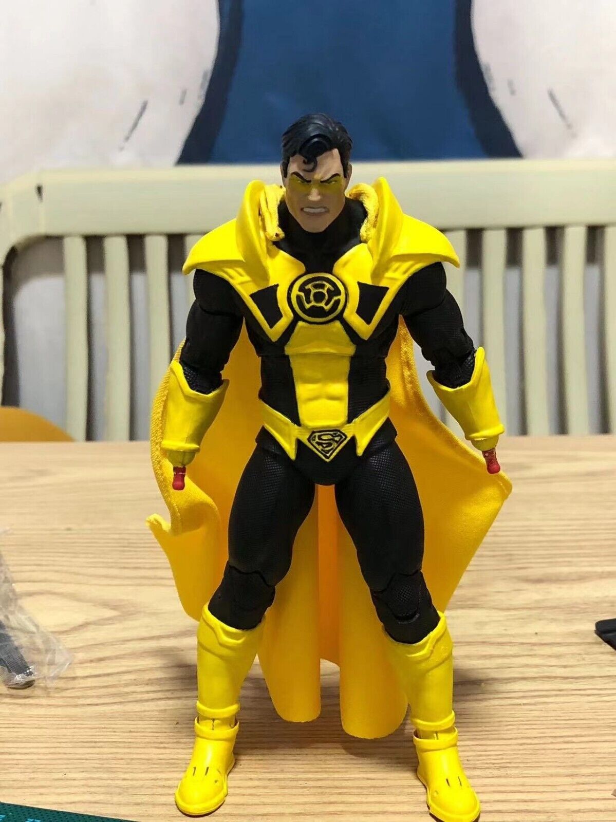 custom 1/12 Yellow Lantern superman
