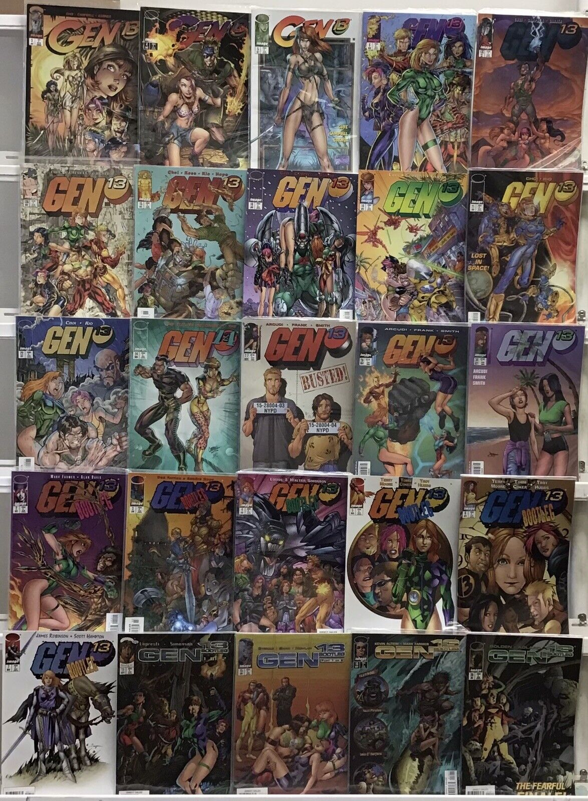 IMage Comics - Gen 13 - Comic Book Lot Of 25