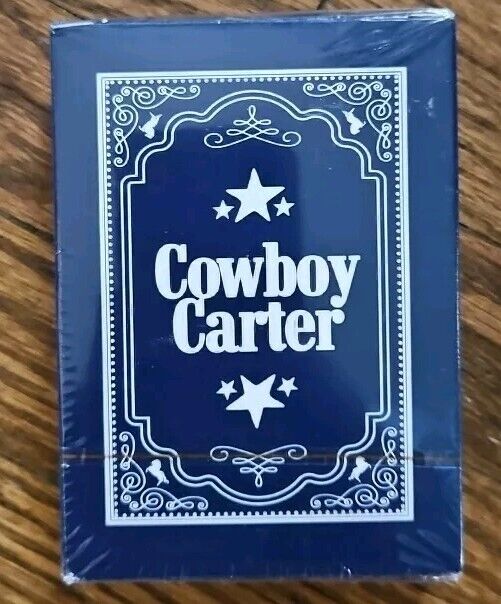 SEALED Act ii Cowboy Carter Beyonce HOLD EM Playing Cards IN HAND SHIPS NOW