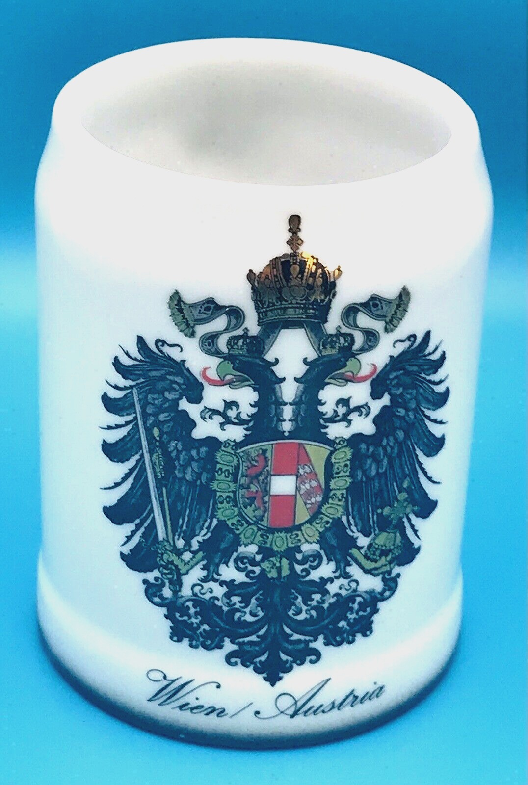 Wien/Austria Coat of Arms Beer Stein Mug Ceramic Small HB Wien Handerbeit