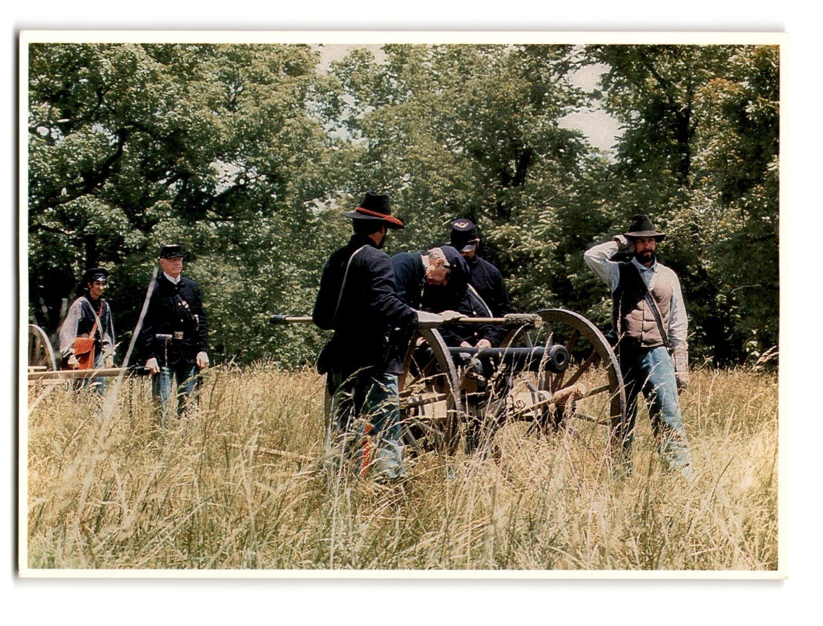 Wilson's Creek National Battlefield Living History Civil War Reenactment Postcar