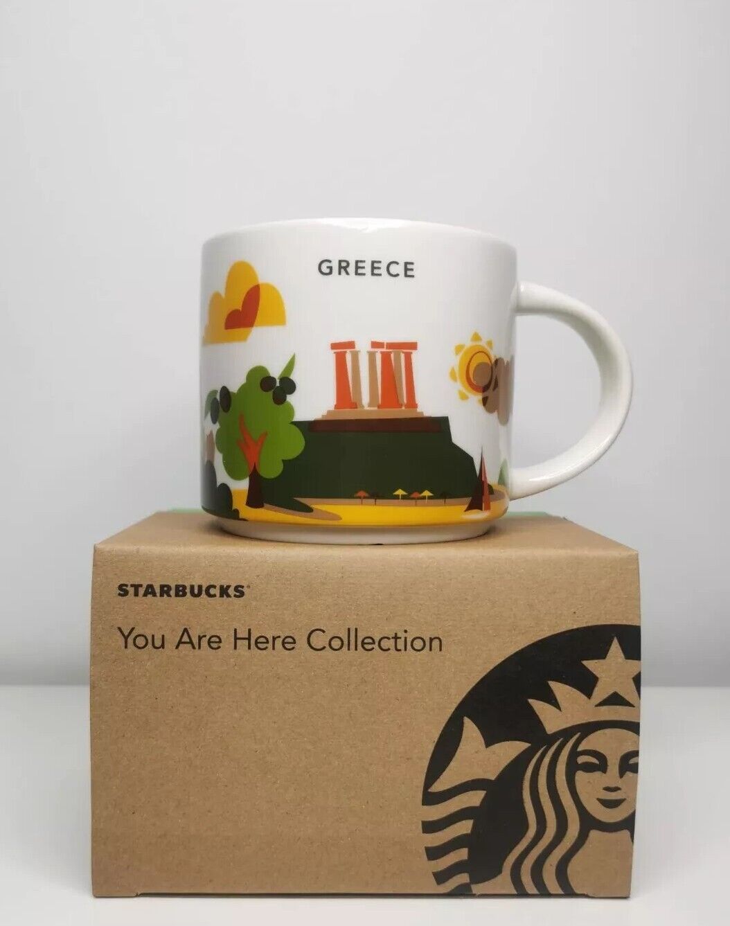 Starbucks® You Are Here Greece Ceramic City Mugs  Collection  New with Box