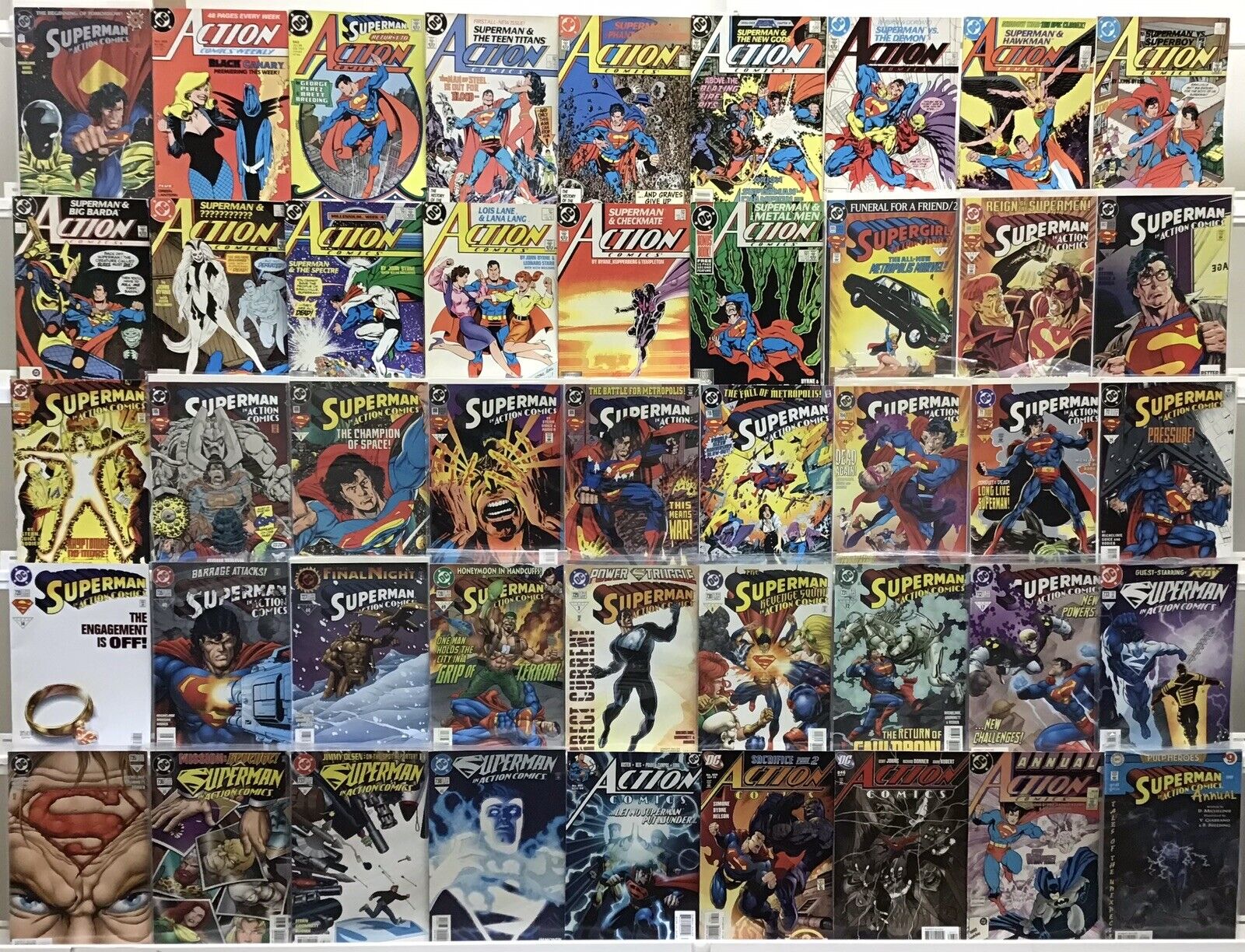 DC Comics - Action Comics 1st Series - Comic Book Lot Of 45