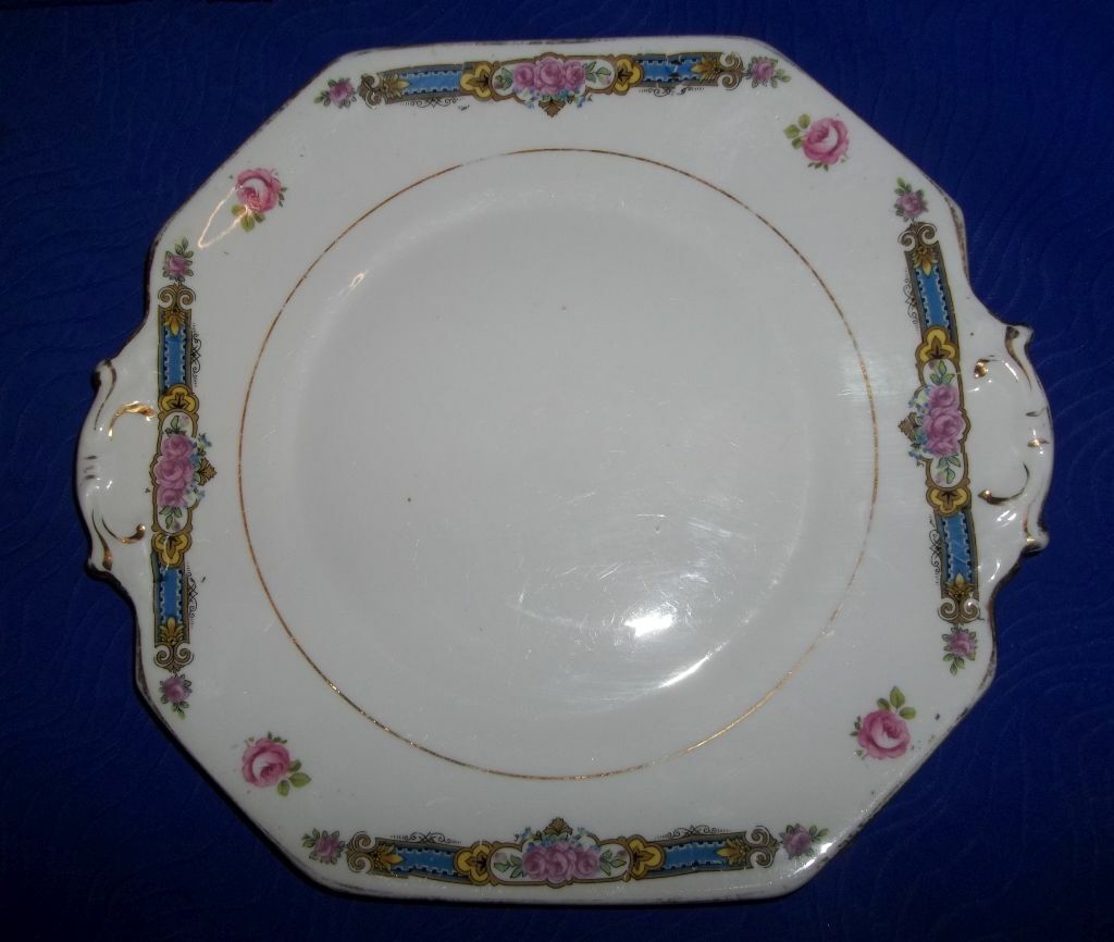 Vintage Floral Plate-Made in England 10 1/4\