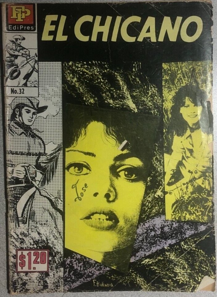 EL CHICANO #32 (1972) Mexican western comic G/VG