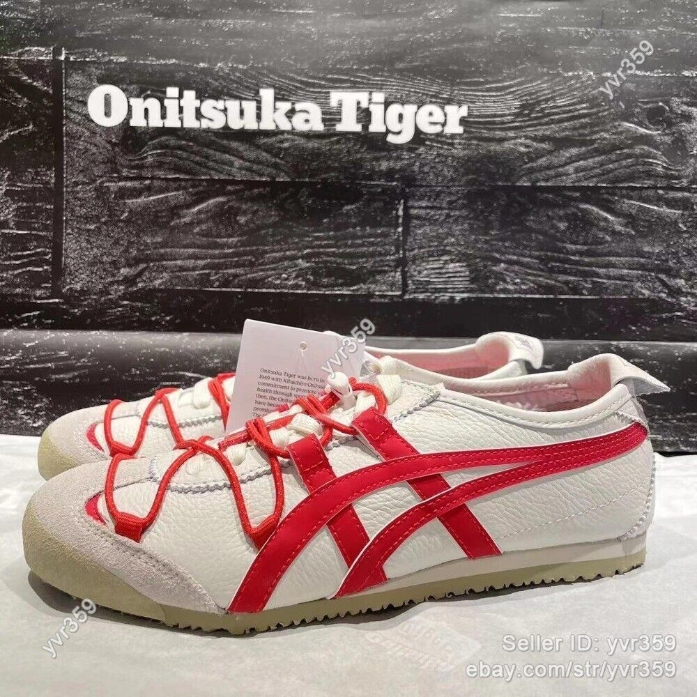 New 2004 Onitsuka Tiger MEXICO 66 Year of the Dragon Shoe White/Red 1183C216-100