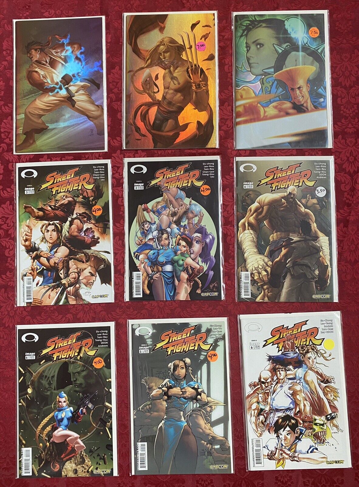 Rare Street Fighter Comic Book Lot - 22 issues Image Udon - U.S. Seller