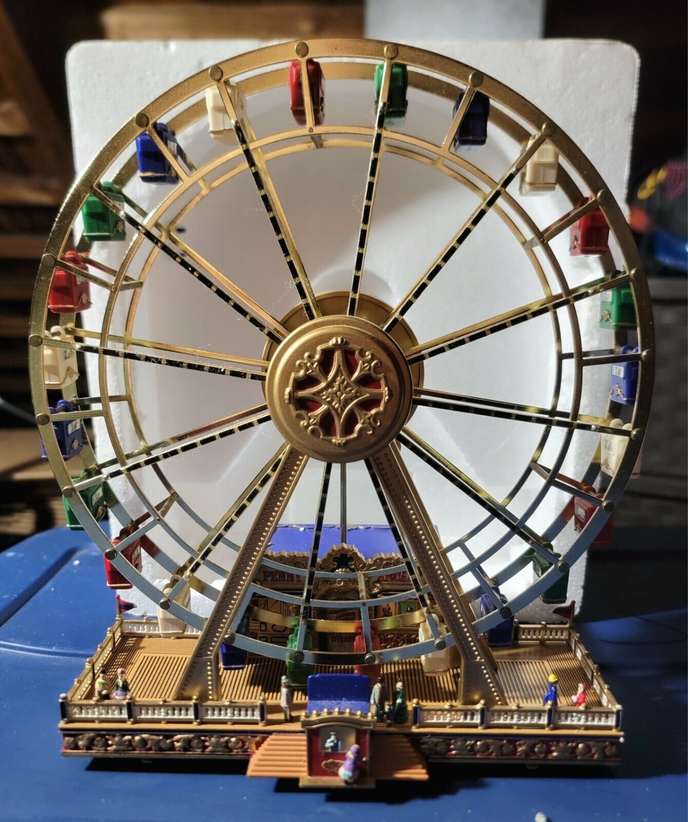 Mr Christmas World\'s Fair Ferris Wheel Gold Label W/ Cord Working, Music Lights