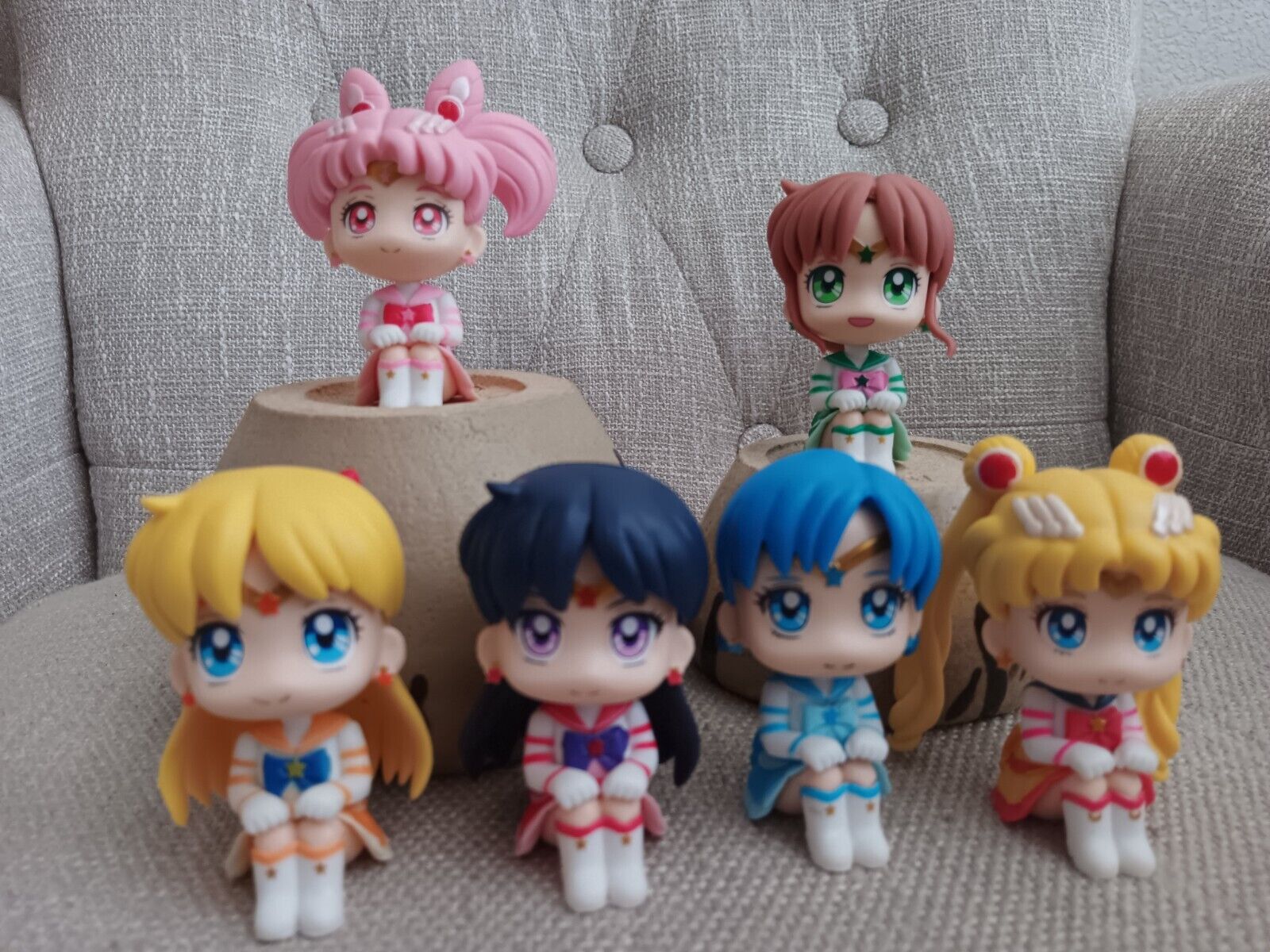 Set Of 6 Sailor Moon Characters Figures