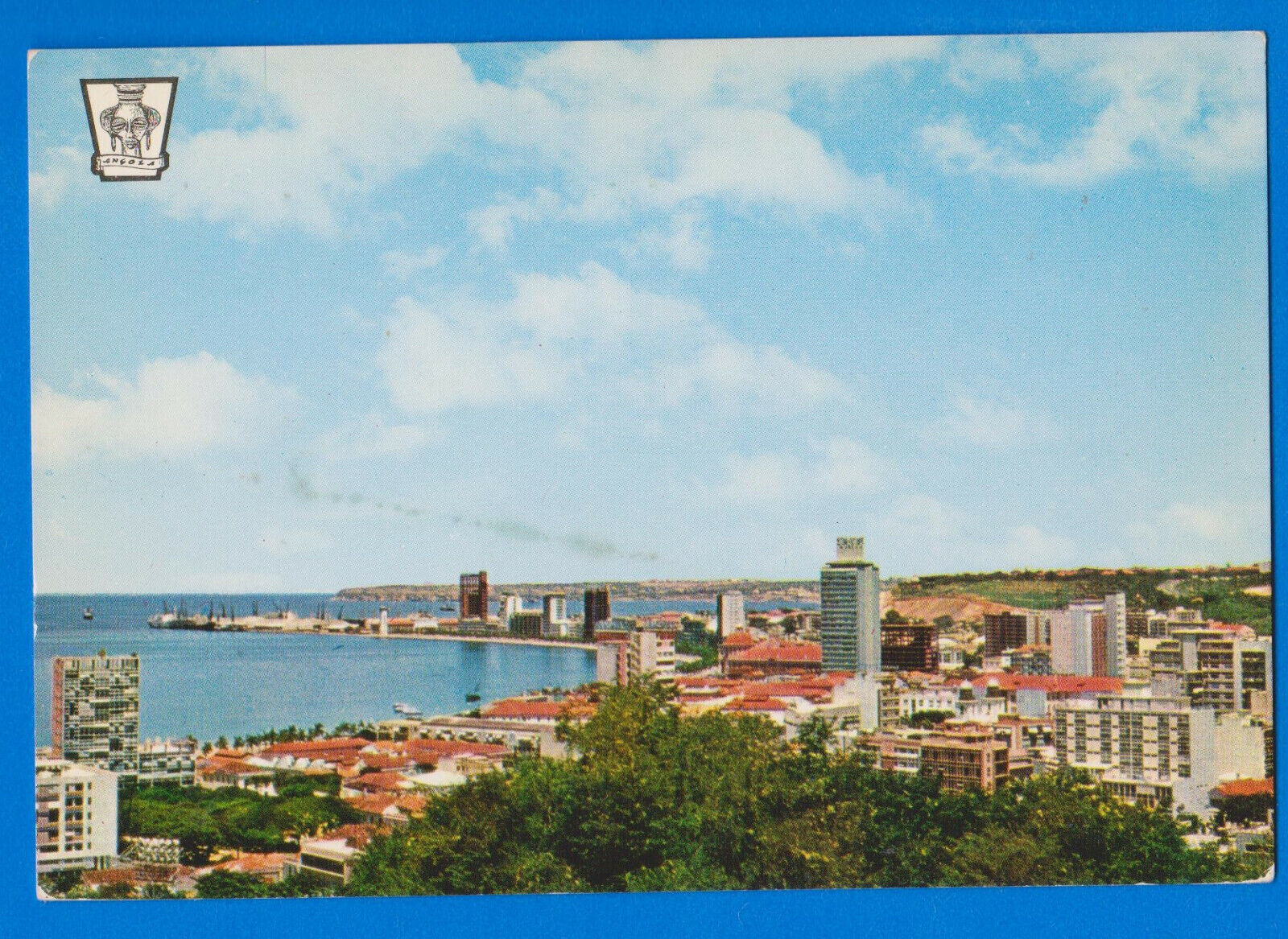 Angola, Luanda , Portugal colonial 1970s used postcard 