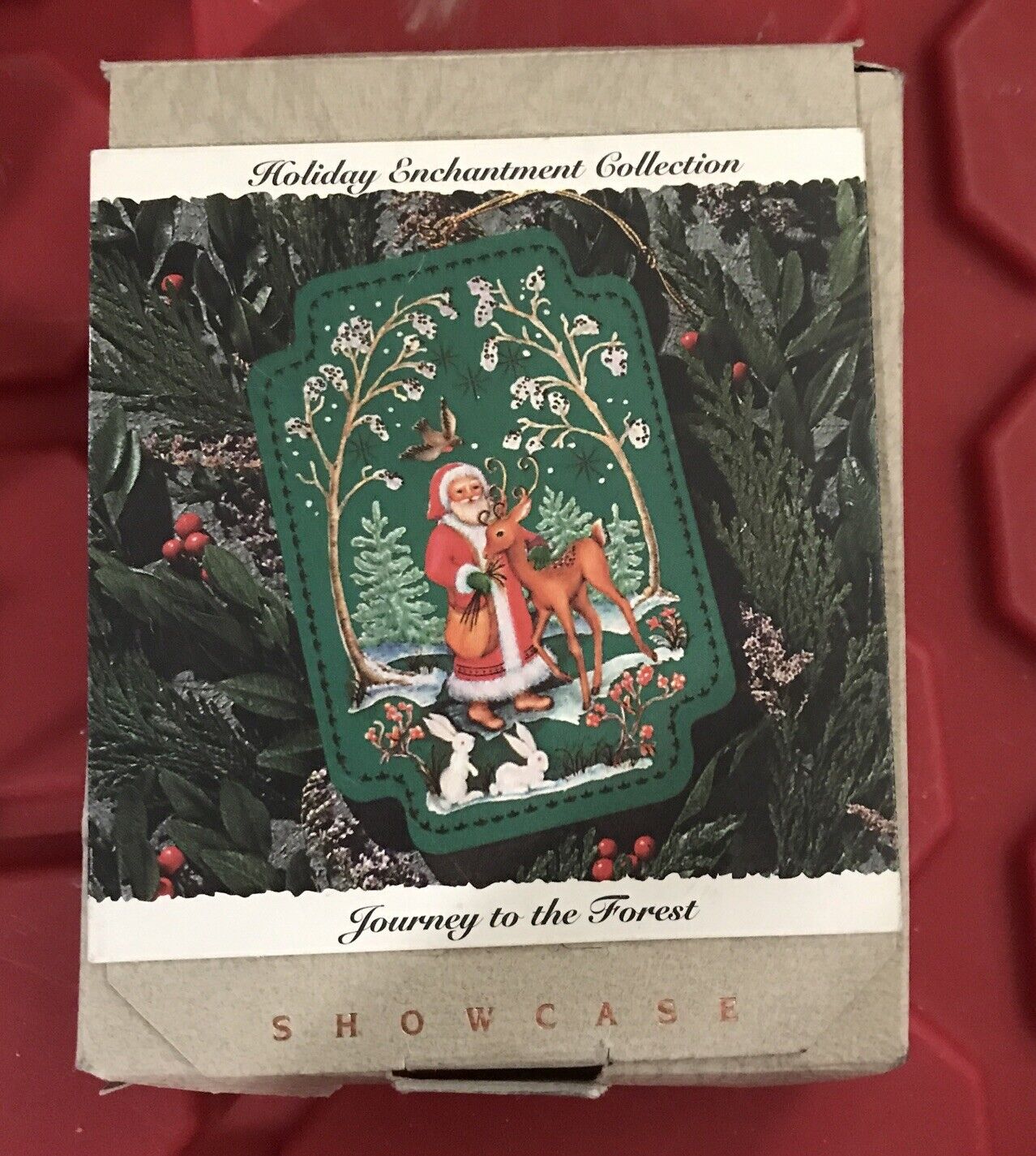 Hallmark Keepsake Ornament Holiday Enchantment Journey to the Forest - 1993